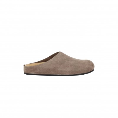 THE ROW HUGO SLIDE IN SUEDE 
